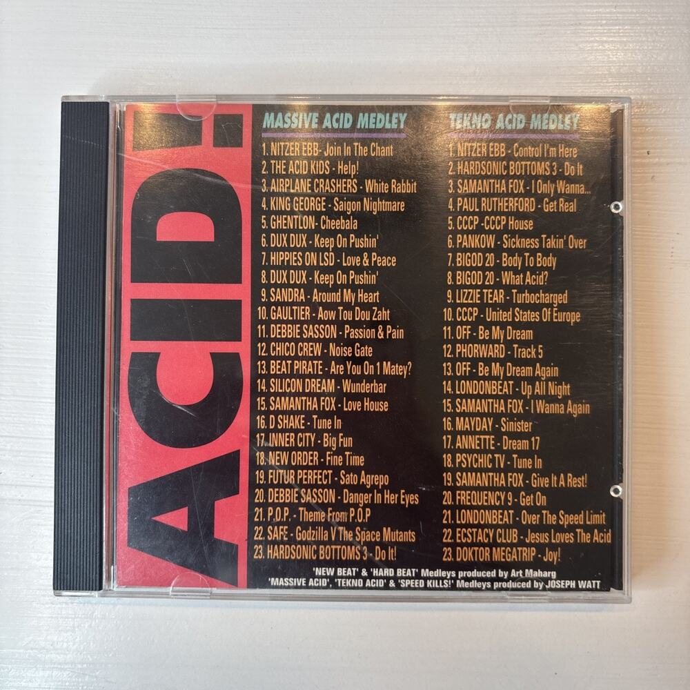 Razormaid This Is Only A Test Acid CD Rare 80s House New Beat Techno Megamix